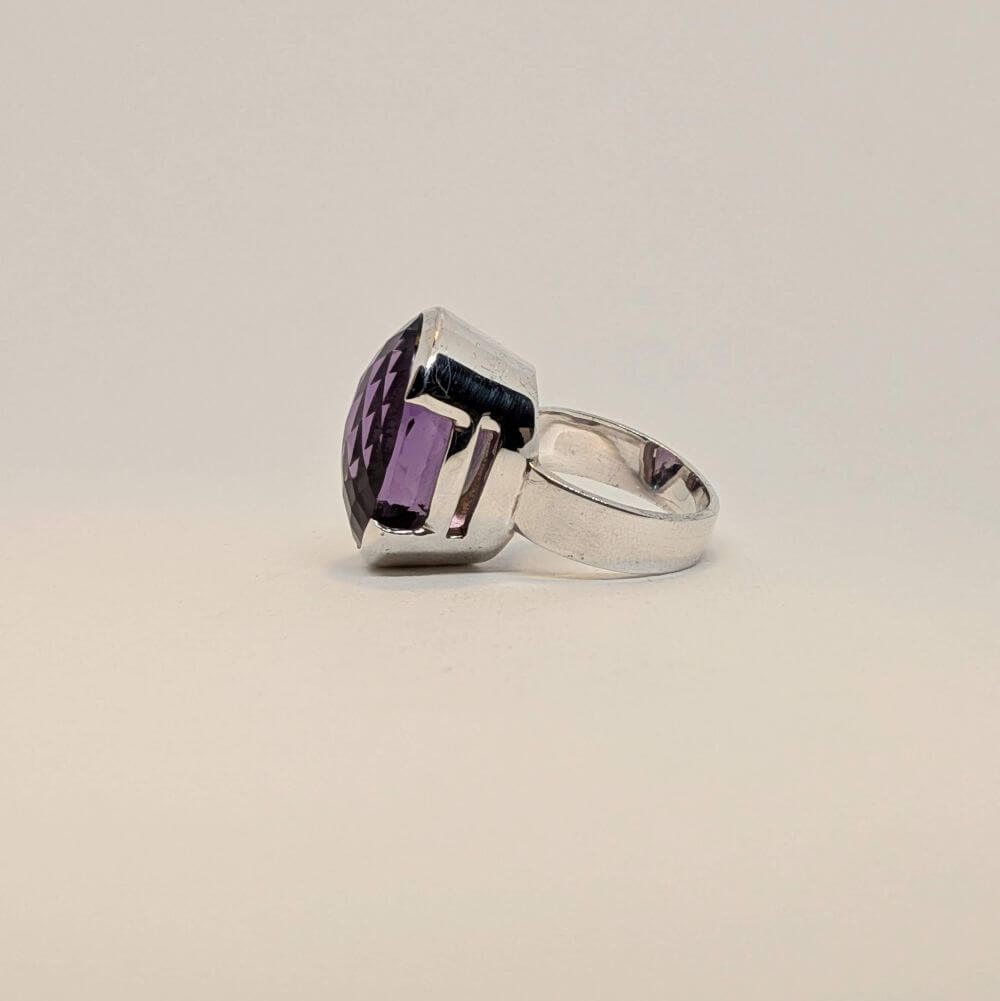 Amethyst Cushion‑Cut Ring - Image 3