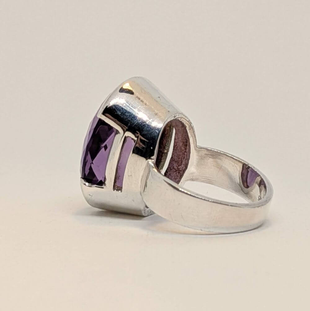 Amethyst Cushion‑Cut Ring - Image 4