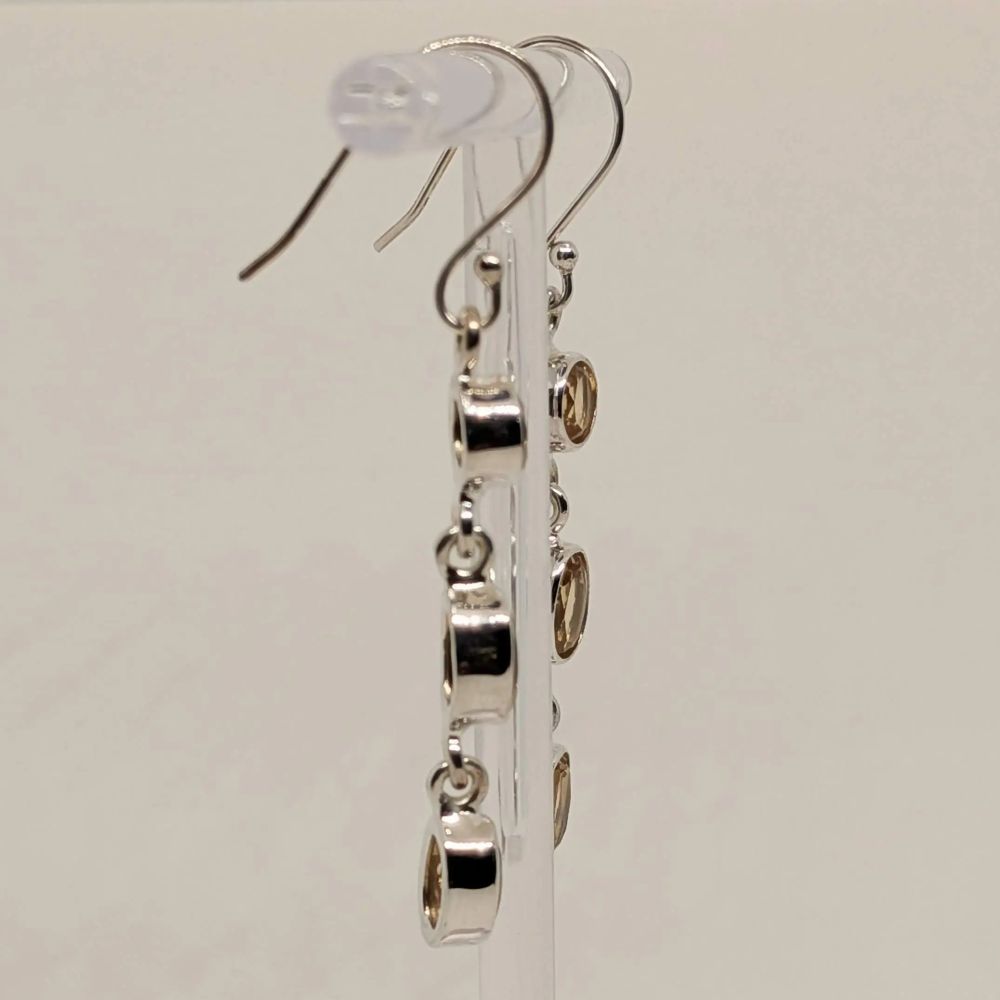 Cascading Citrine Earrings - Image 4