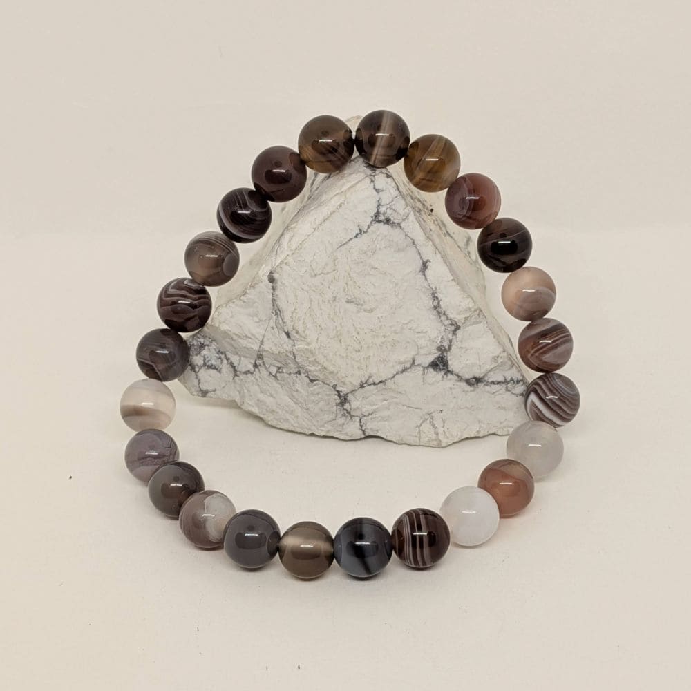 Botswana Agate Bracelet – Comfort, Stability & Gentle Emotional Support