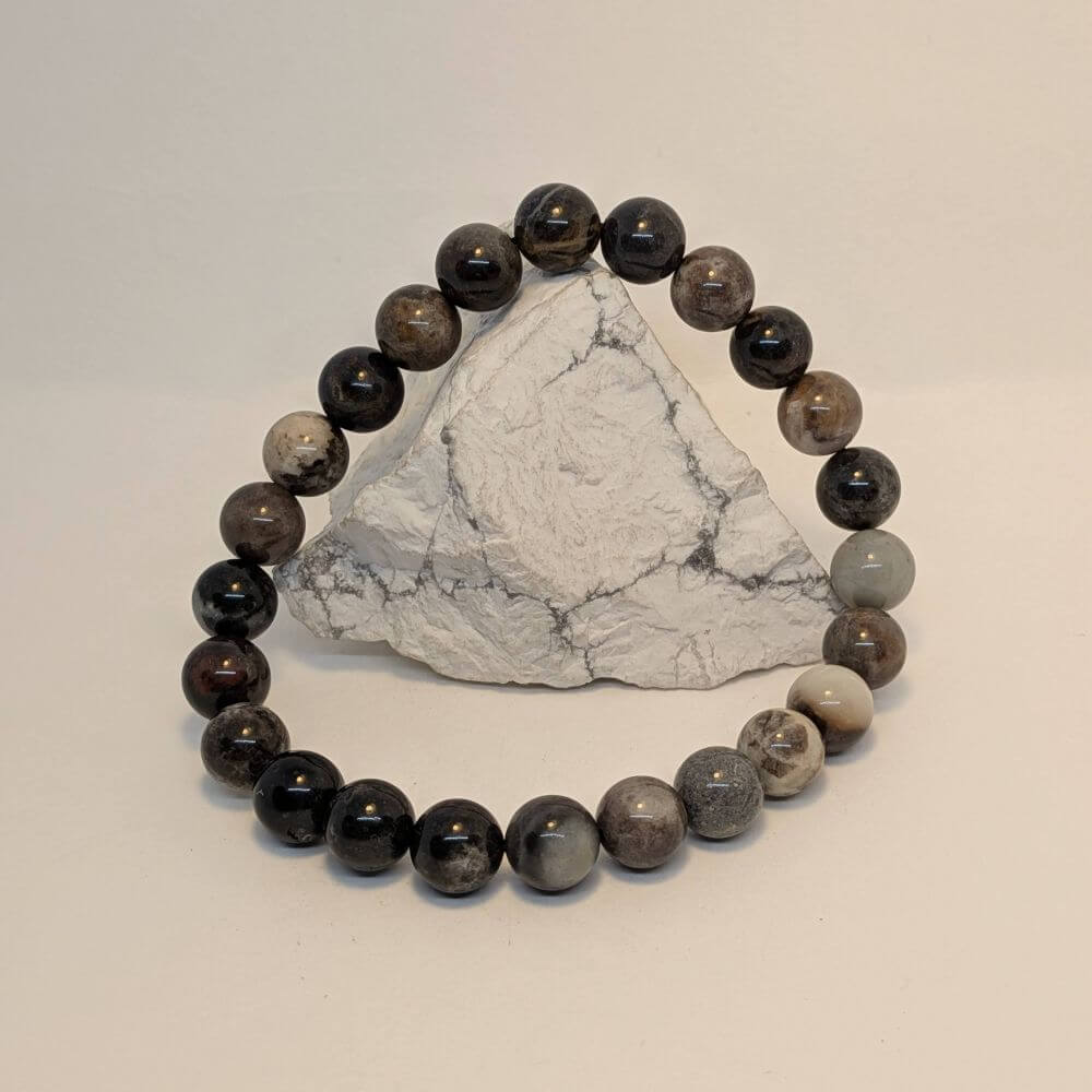 UAC6 Gemstone Bracelets – Black Ocean Jasper