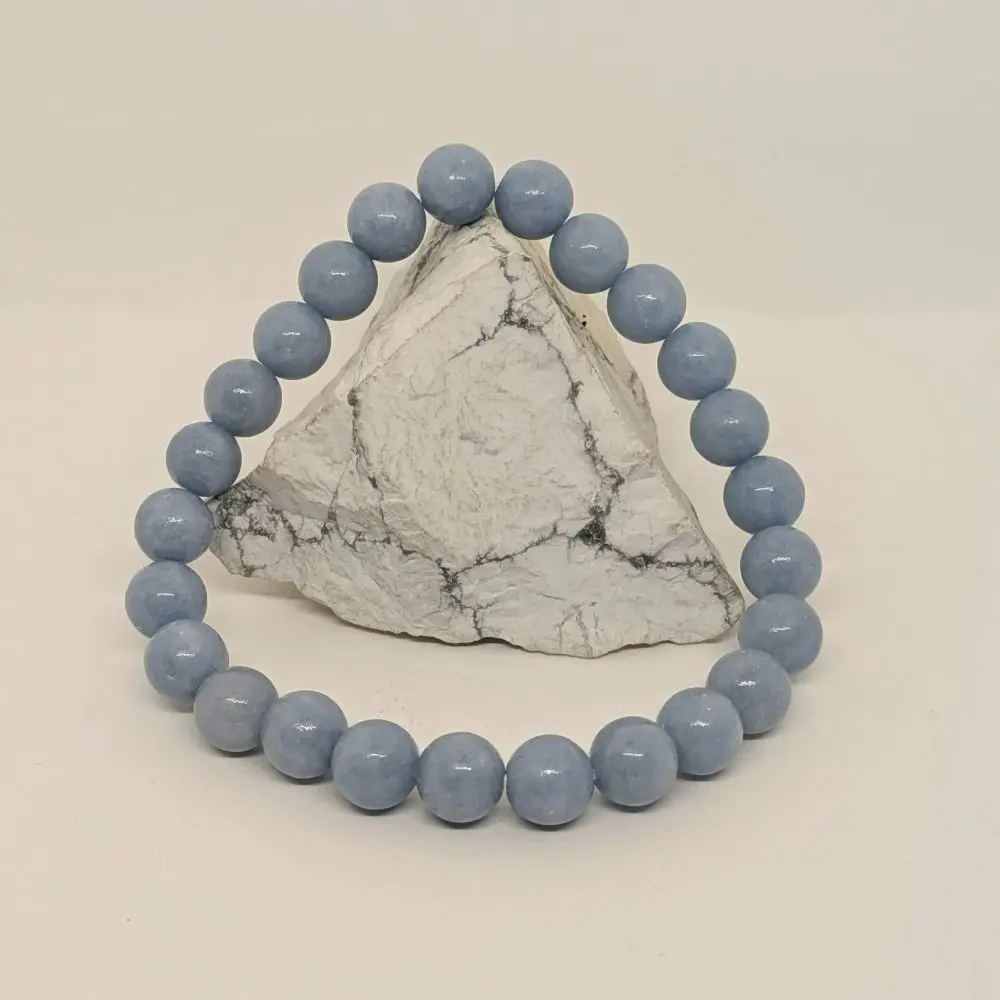 Angelite Bracelet – Peace, Comfort & Spiritual Connection