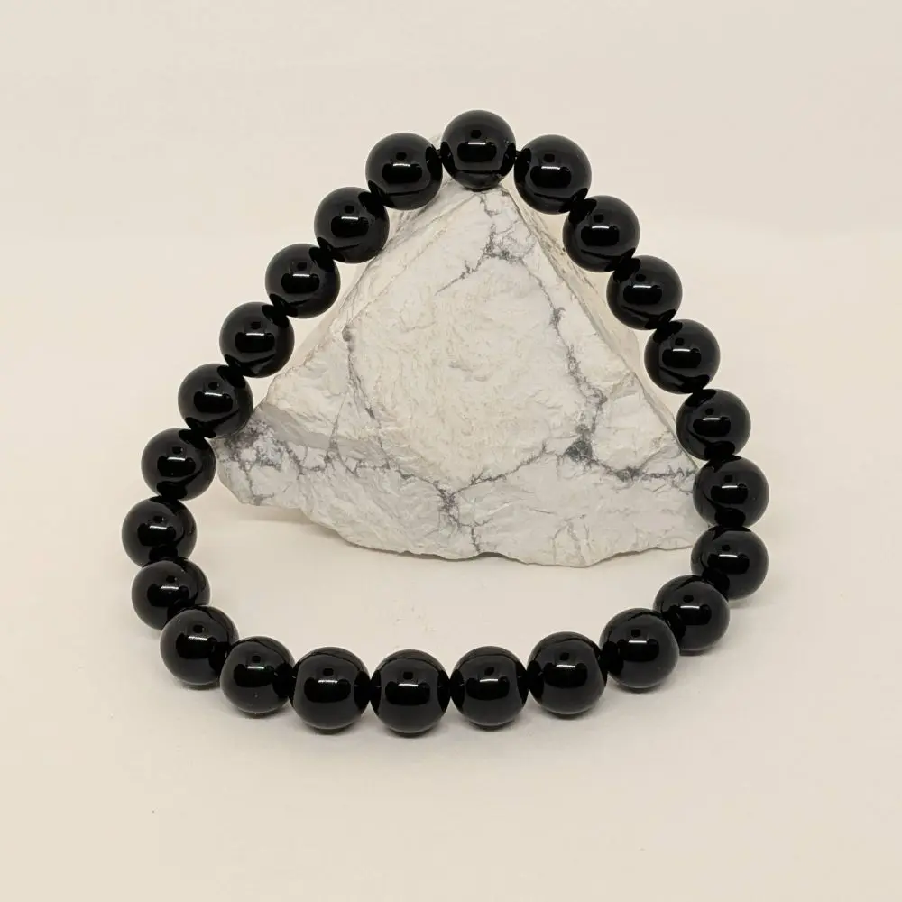 Black Onyx Bracelet – Protection, Strength & Grounded Clarity