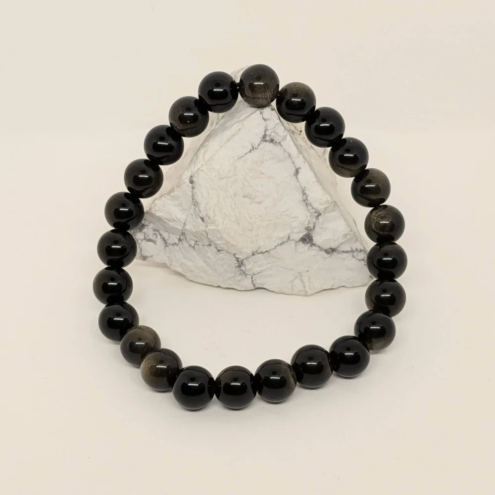 Golden Obsidian Bracelet – Protection, Purpose & Empowered Clarity