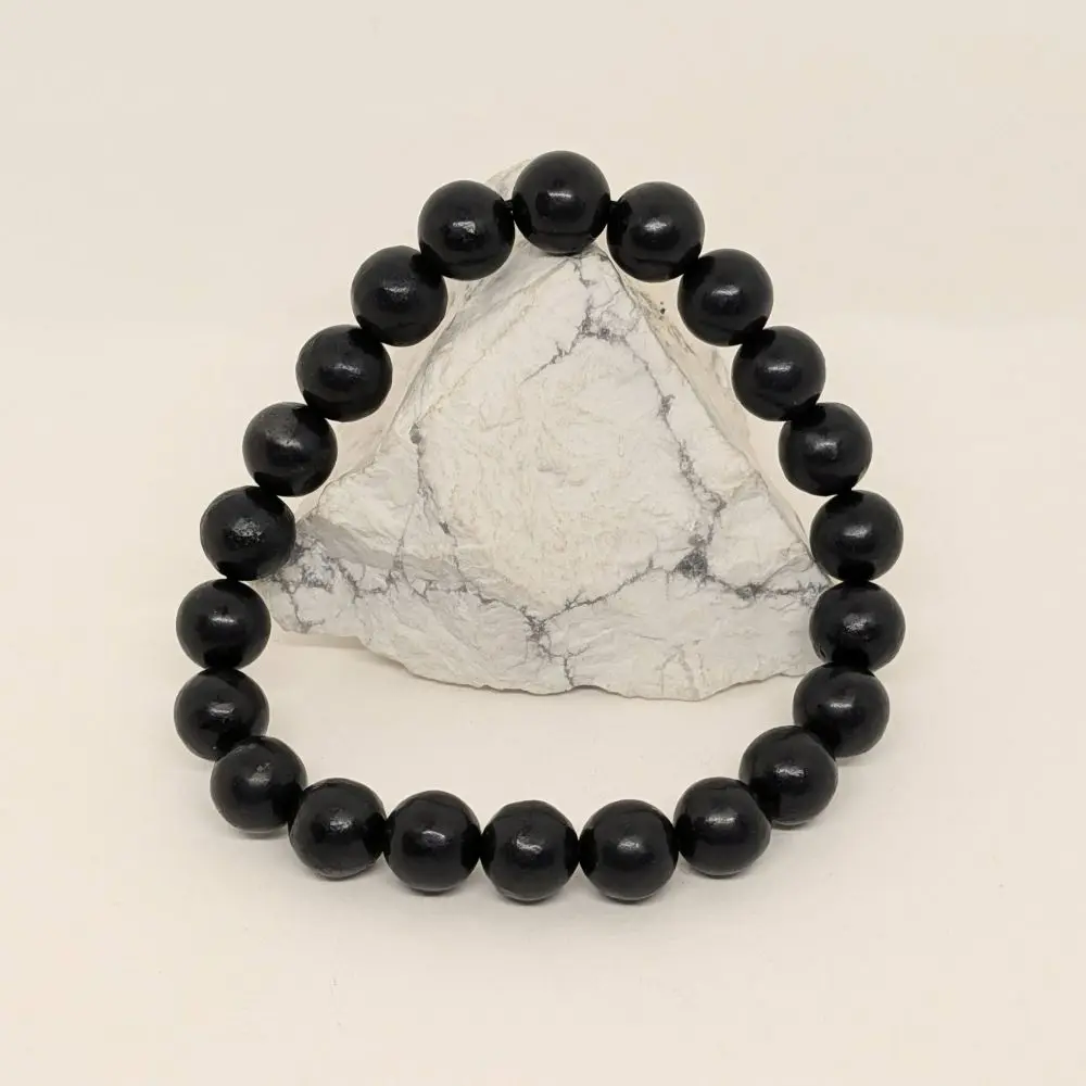 Shungite (Conductive) Bracelet – Protection, Detox & Grounded Strength
