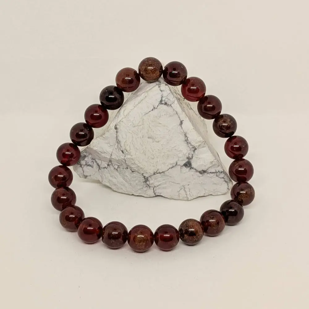 Orange Garnet Bracelet – Creativity, Confidence & Warm Vitality
