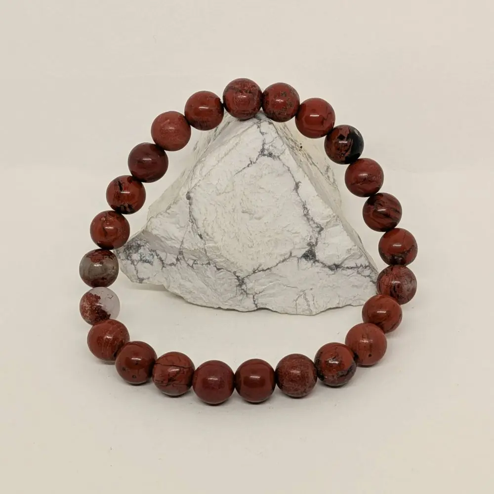 Red Creek Jasper Bracelet – Stability, Creativity & Emotional Balance