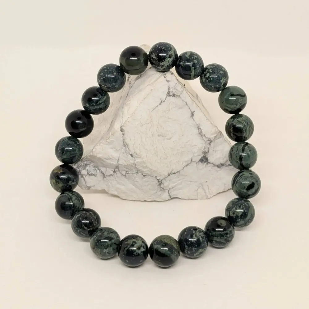 Kambaba Jasper Bracelet – Calm, Ancient Wisdom & Deep Emotional Grounding