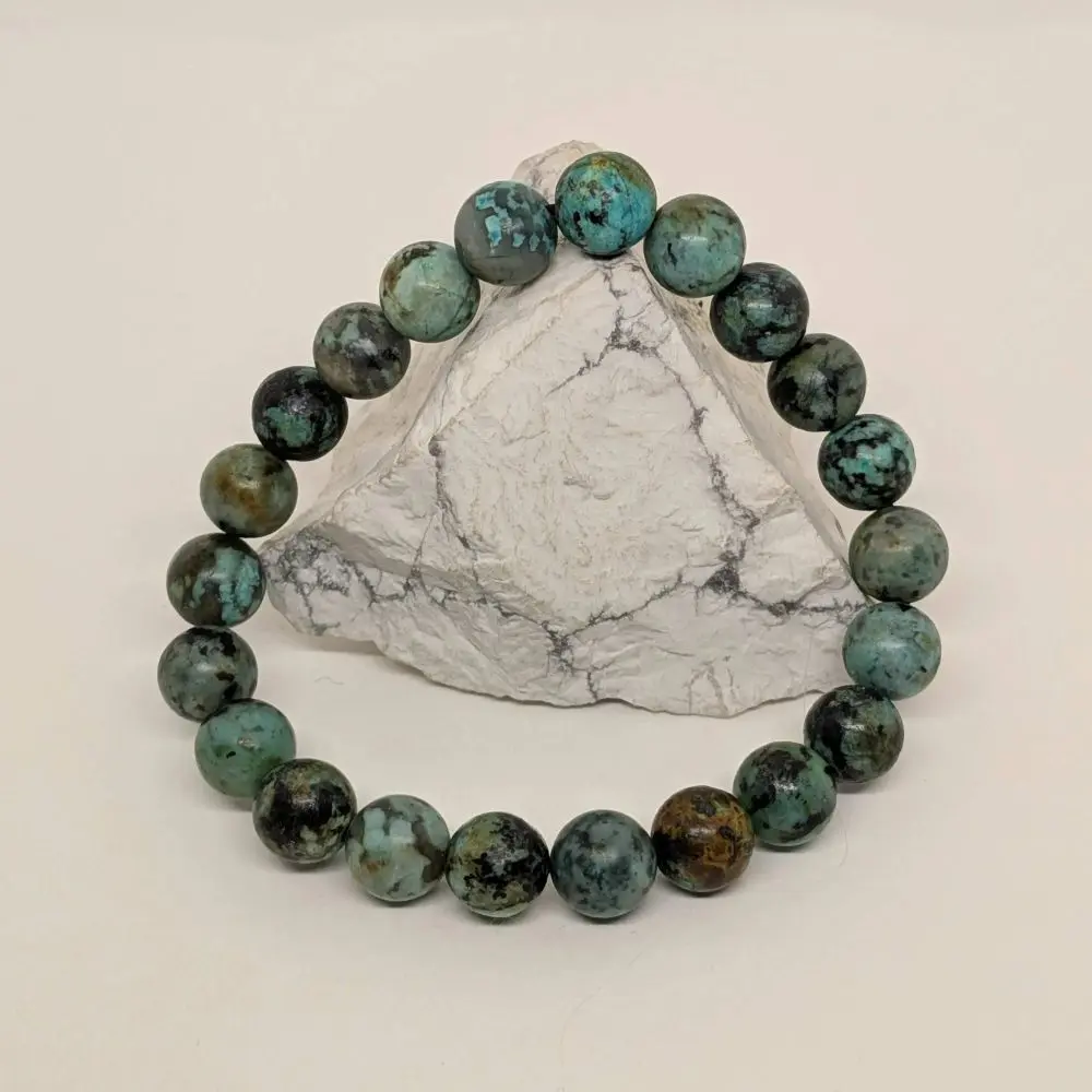 African Turquoise (Jasper) Bracelet - Growth & Positive Change