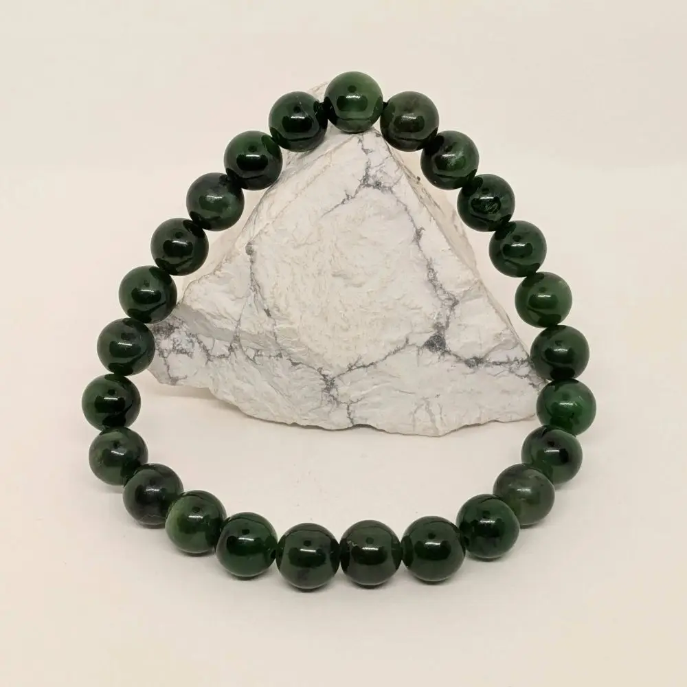 Canada Jade Bracelet (AA) – Harmony, Prosperity & Heart‑Centred Strength