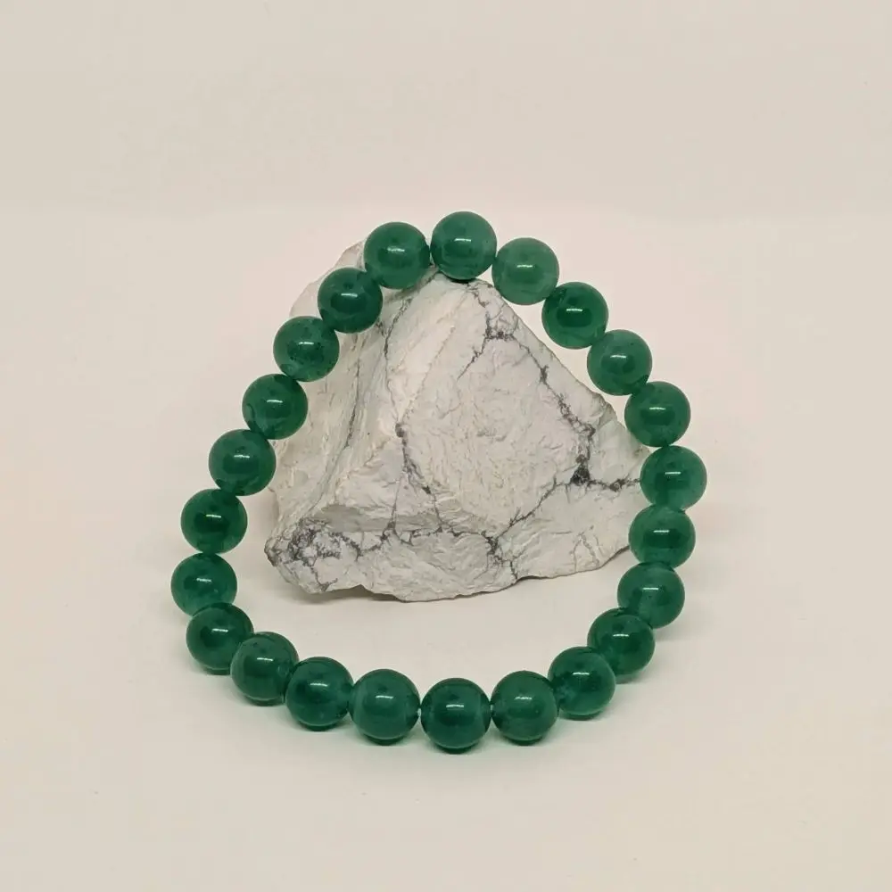 Green Aventurine Bracelet (Rare) – Luck, Growth & Emotional Renewal